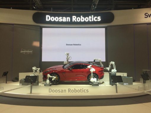 Doosan Robotics – Automatica Mnichov – (2018)